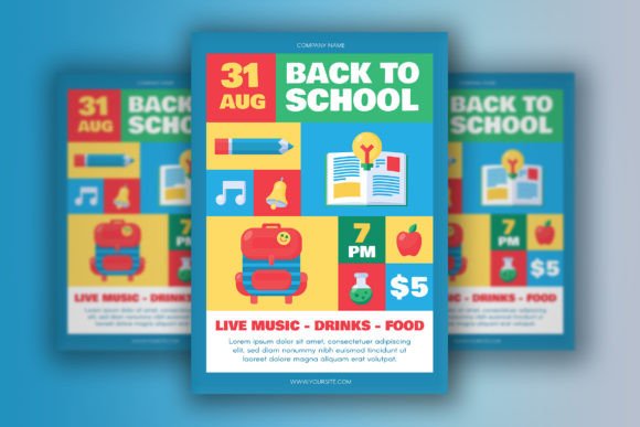 Back to School Poster: Design Assets for the New Term