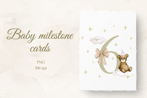 Capturing the Half-Year Mark: A Watercolor Approach to Baby Milestones