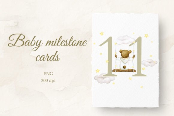 Celebrate the Eleven-Month Milestone with Watercolor Charm