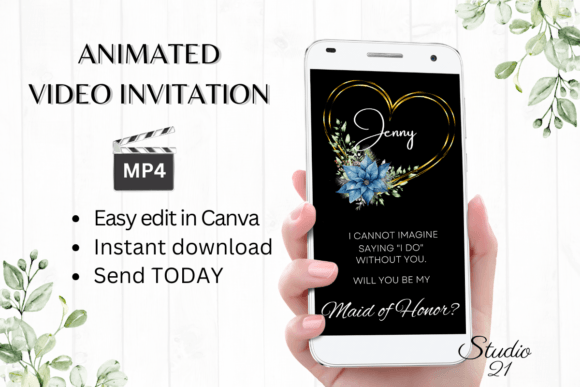 Christmas Maid of Honor Proposal W3219MH: A Festive Script for Special Moments