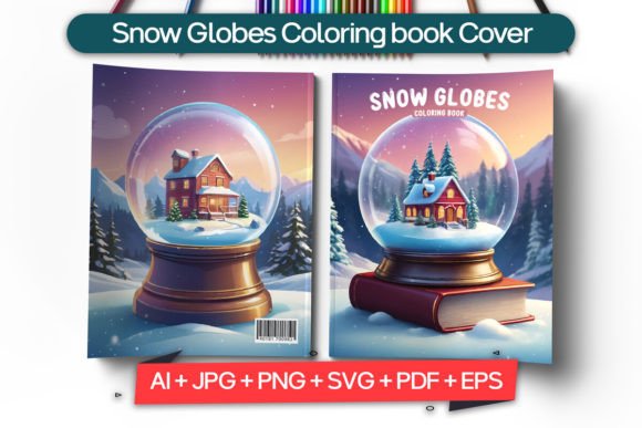 Design a Standout Book Cover with the Snow Globes Template