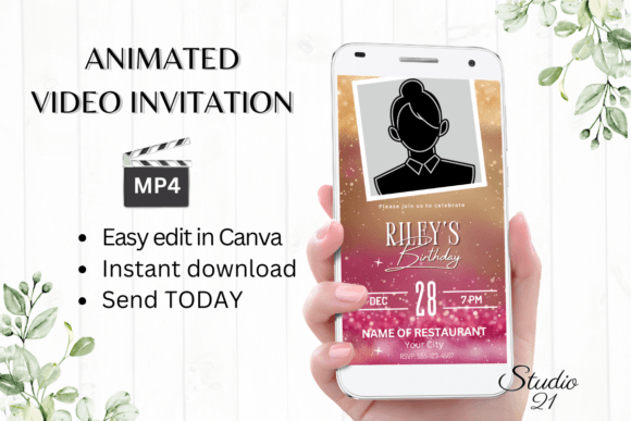 Effortless Animated Birthday Party Invitations