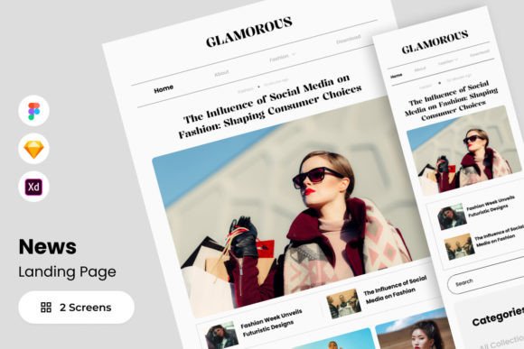 Glamorous: Redefining Your News Experience with Style
